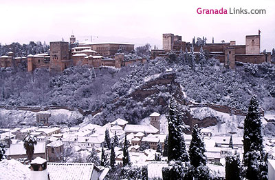 Alhambra nevada desde San Nicols (10-1-2003)
Granada